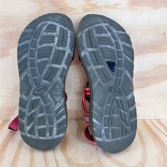 Chaco - ZX2 Strappy Toe Loop - Sandals - Red/Black - Women's - W9 - Picture 8 of 9